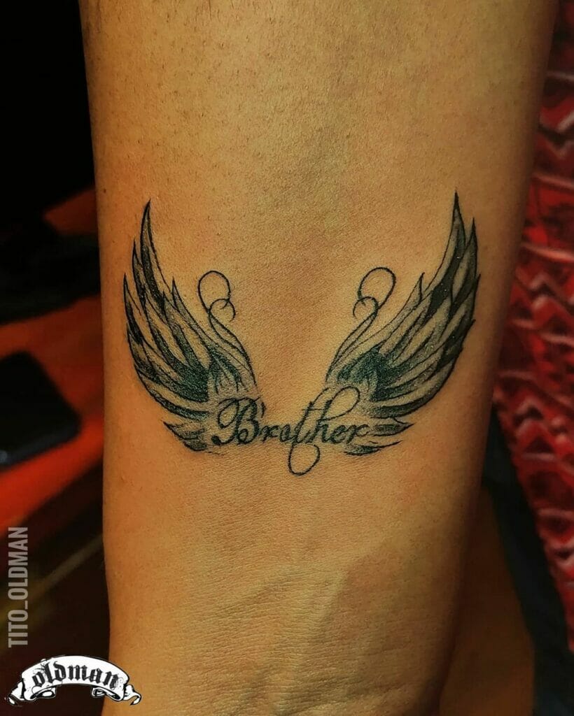 Winged Brother's Keeper Tattoo