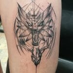 Witcher Wolf Tattoos