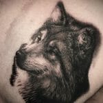 Wolf Chest Tattoos