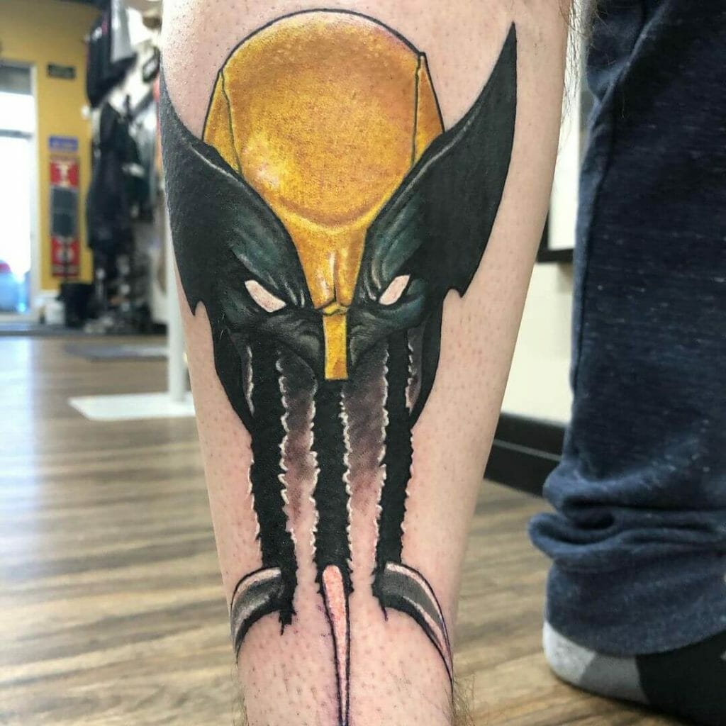 Wolverine Face Tattoo