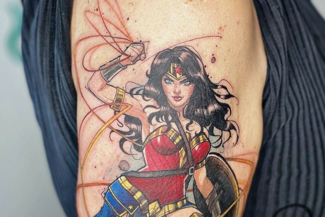 71 New Powerful Wonder Woman Tattoo Ideas  Tattoo Twist
