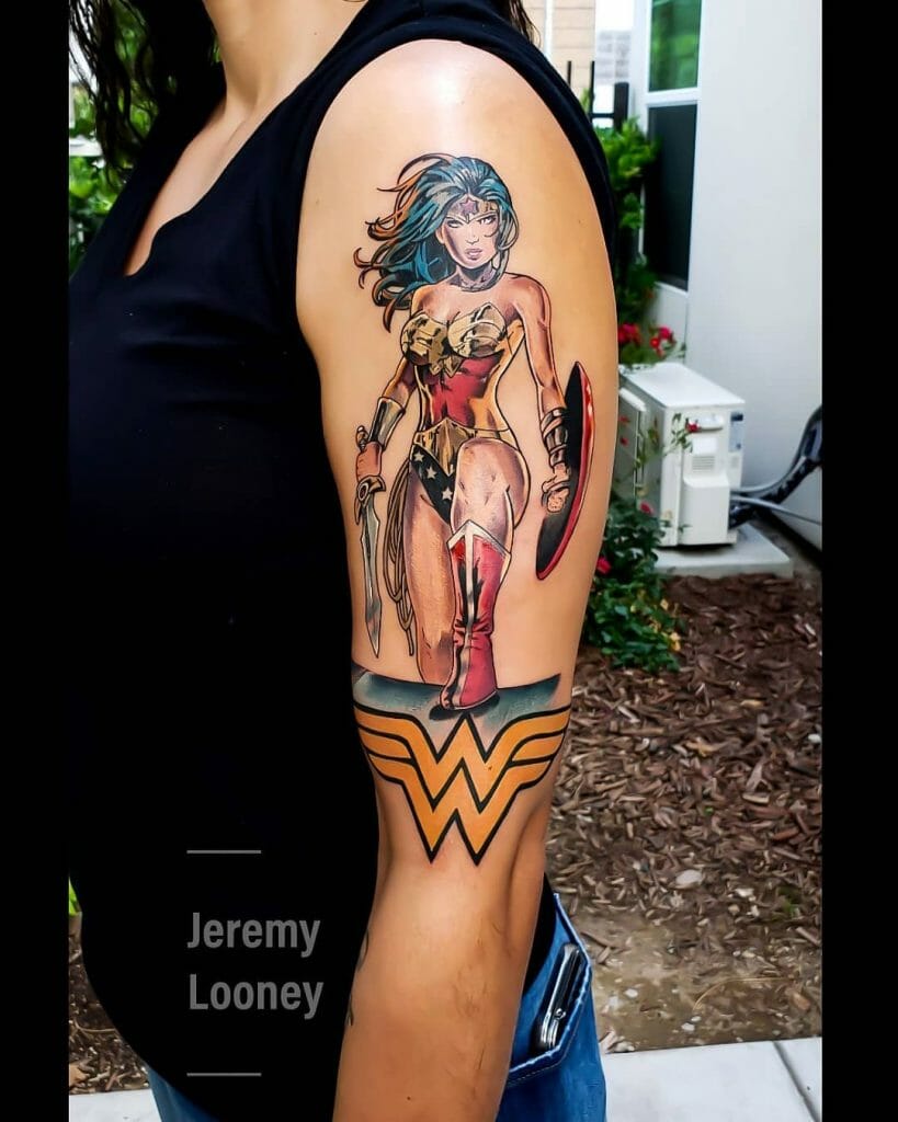Wonder Woman Tattoo Ideas