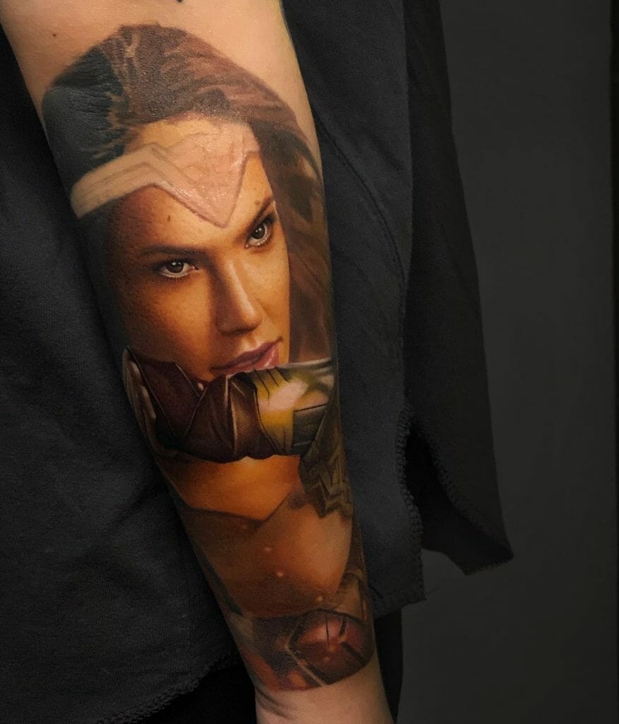 Wonder Woman Warrior Tattoo