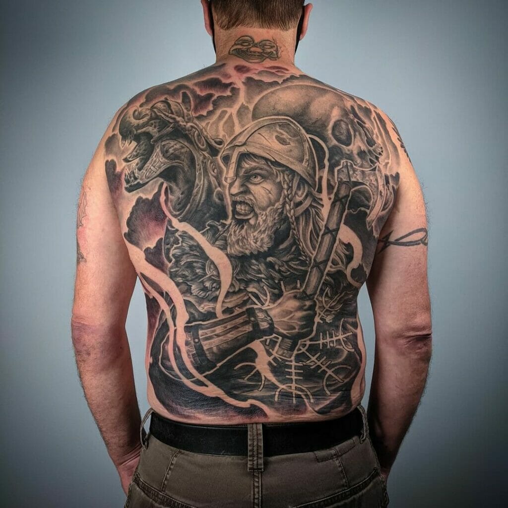 Wonderful Viking Tattoos For Your Back
