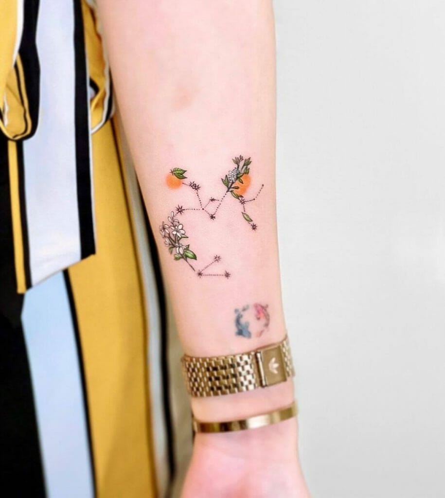 Wrist Tattoos Idea For Sagittarius Sign