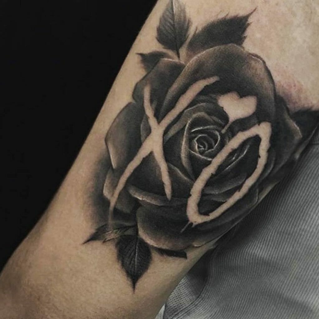 XO Flowers Tattoo
