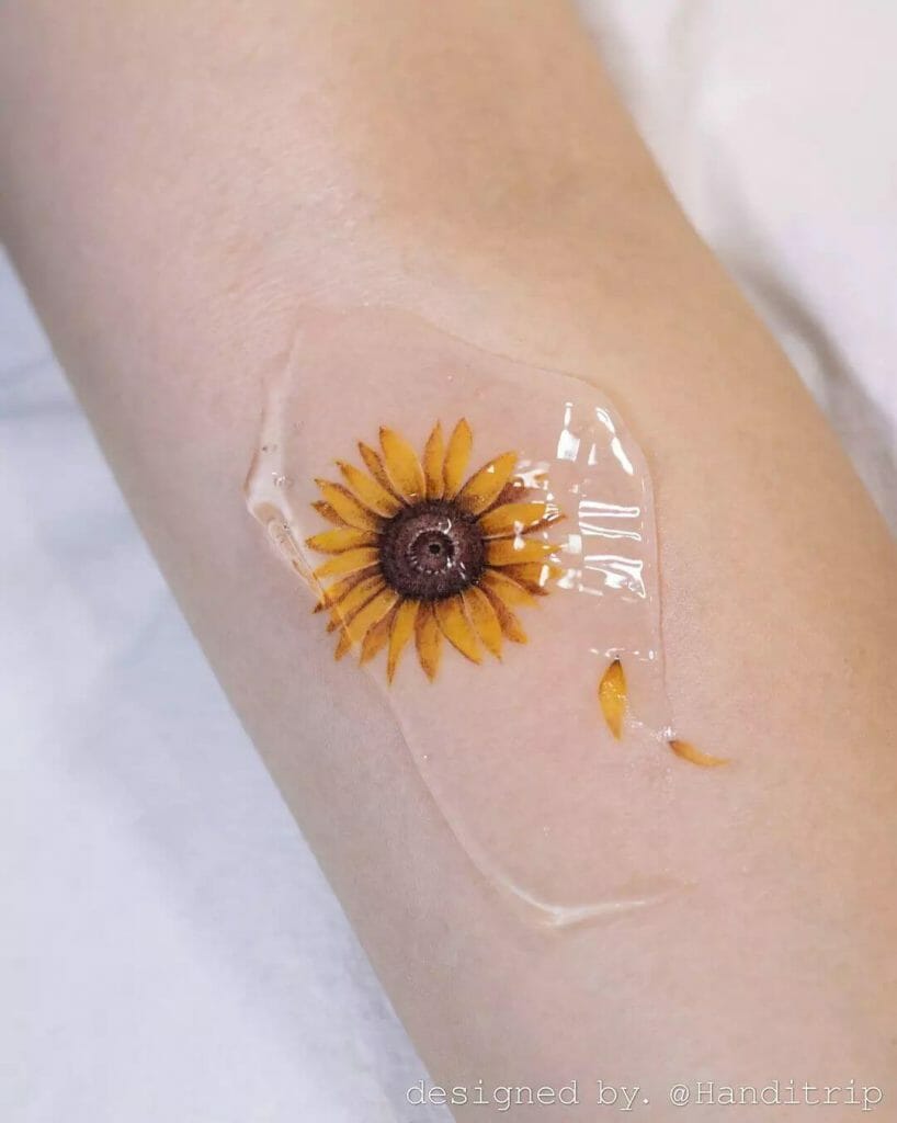 Yellow Sunflower Tattoos