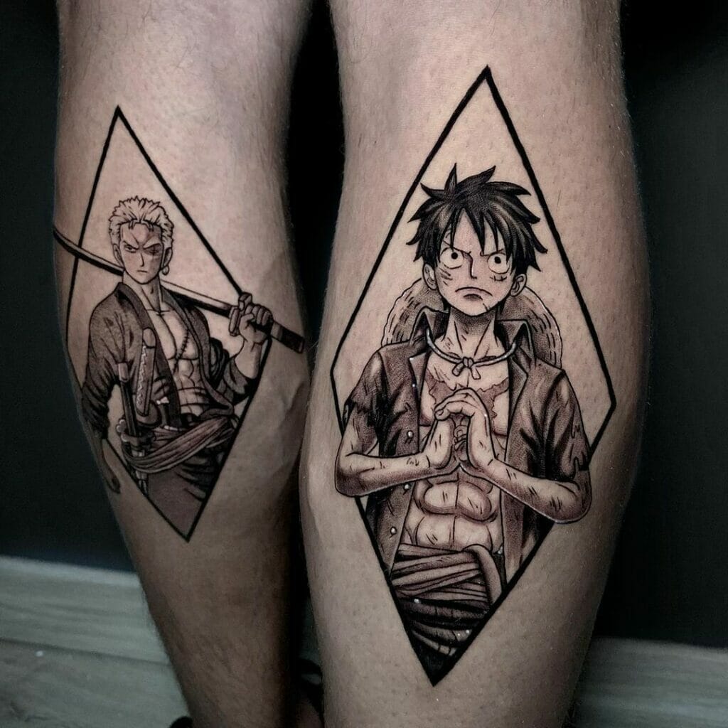 Zoro & Luffy Tattoo Symbol