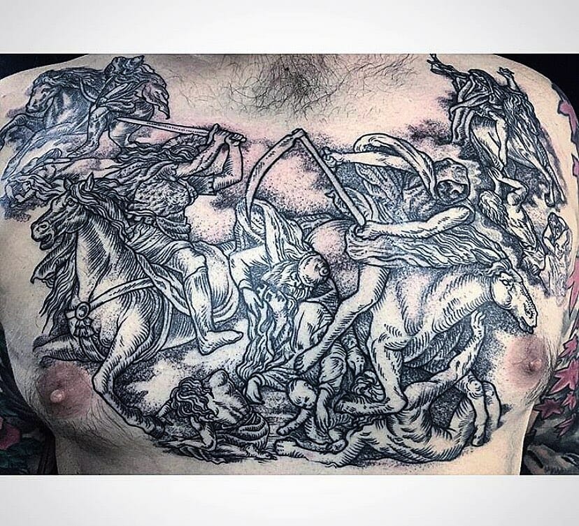 horsemen of the apocalypse tattoo