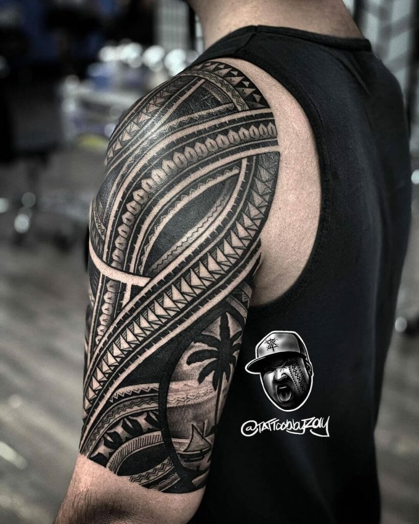 A Contemporary Blend Guamanian Tattoo