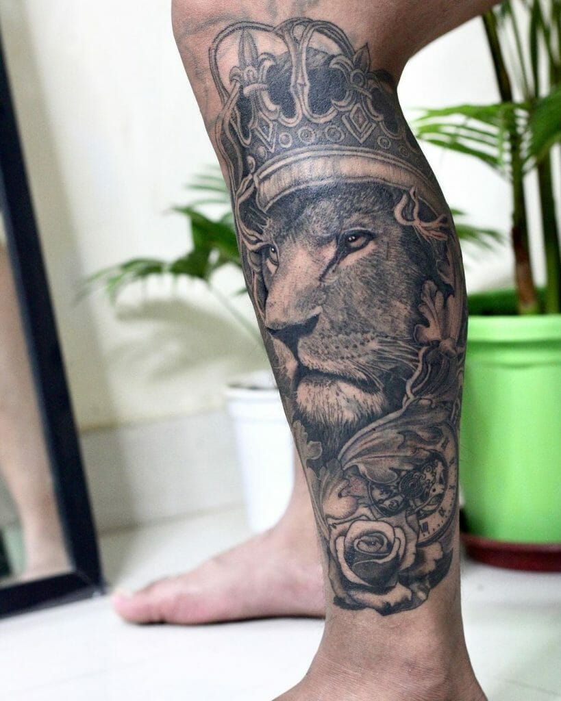 A Lion King Men's Tattoos