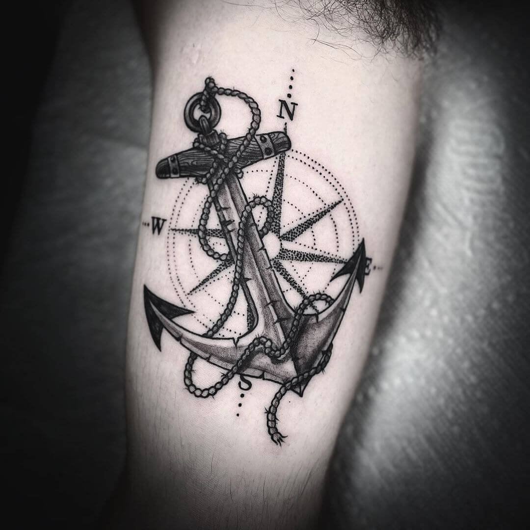 101 Best Compass Anchor Tattoo Ideas That Will Blow Your Mind!
