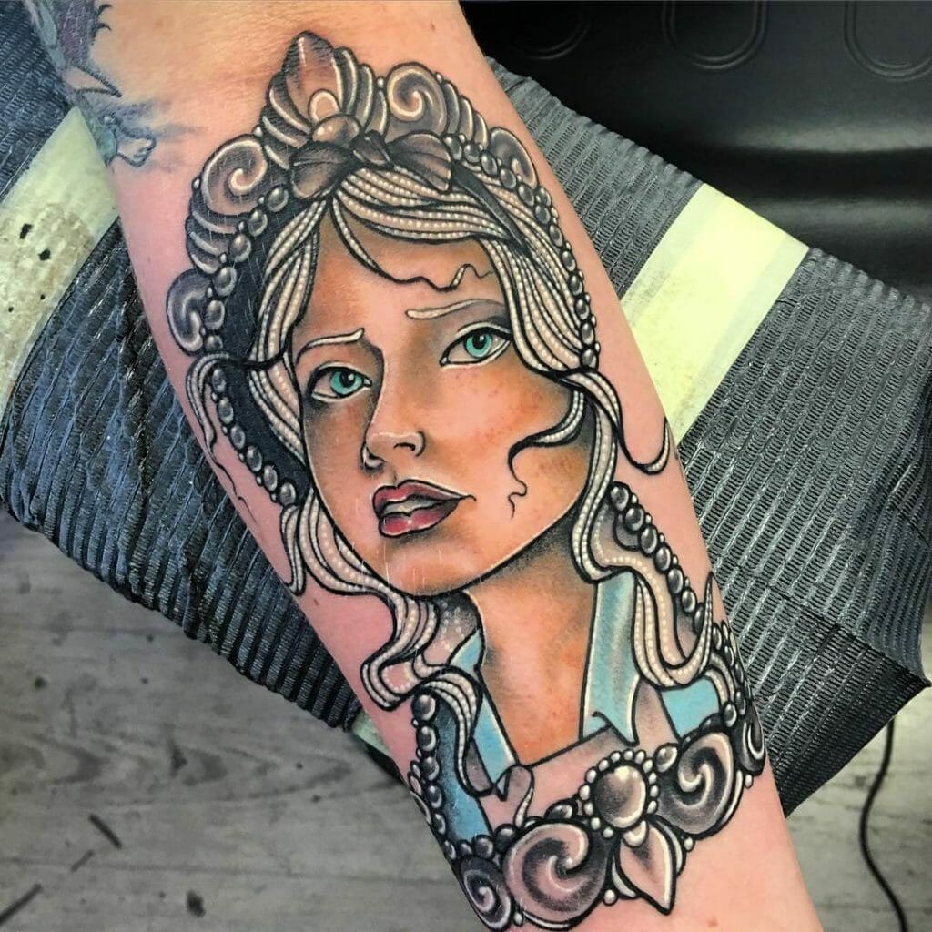 Alice In Wonderland Keyhole Tattoo