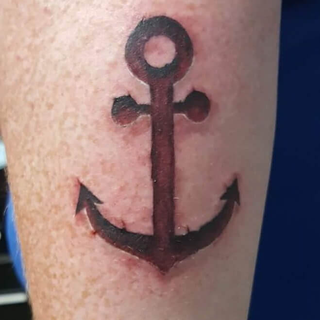 Anchor Cattle Brand Tattoos