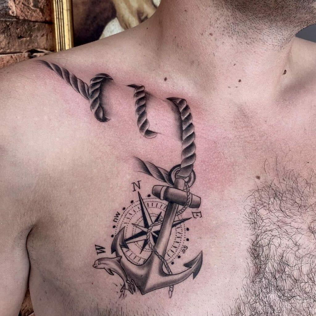 Anchor Chest Tattoo Ideas