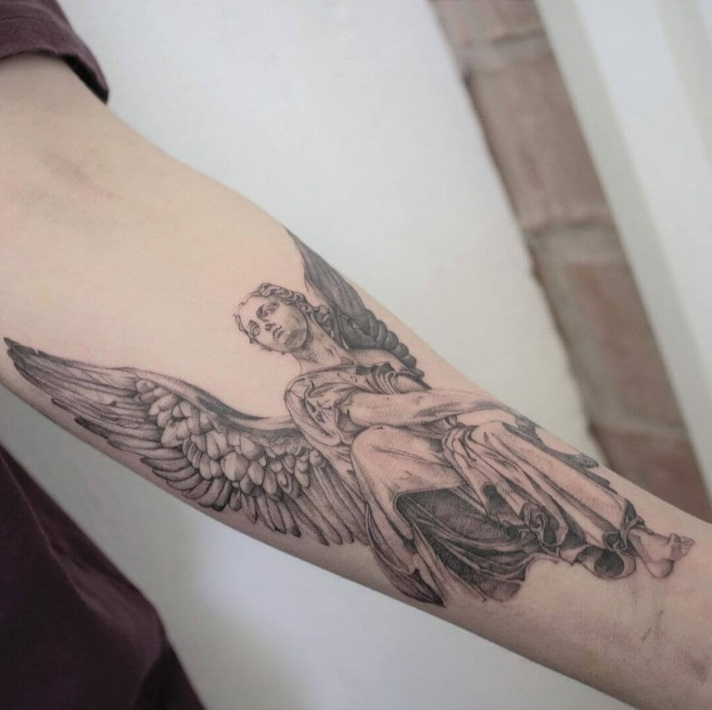 Angel Greek Statue Tattoo