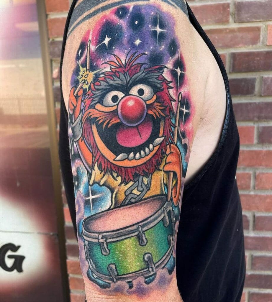Animal From 'The Muppets' Tattoo