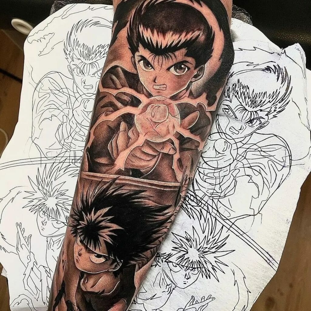 Anime Yu Yu Hakusho Tattoo