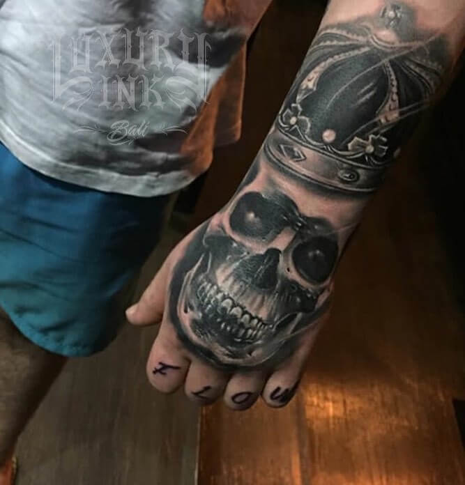 Arm Skull Tattoo