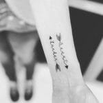 Arrow Name Tattoos