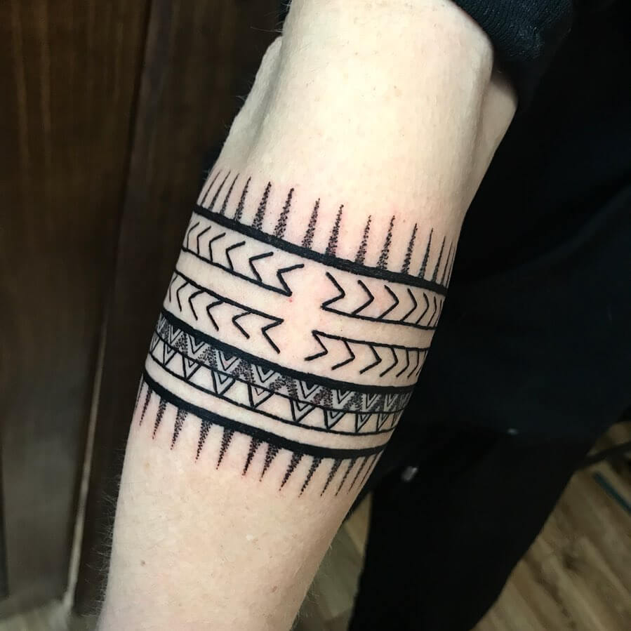 Aztec Band Tattoo