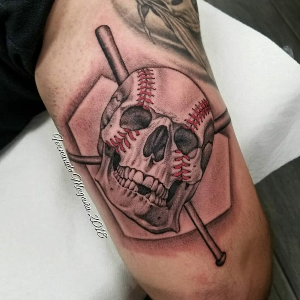 Baseball Seams Tattoo