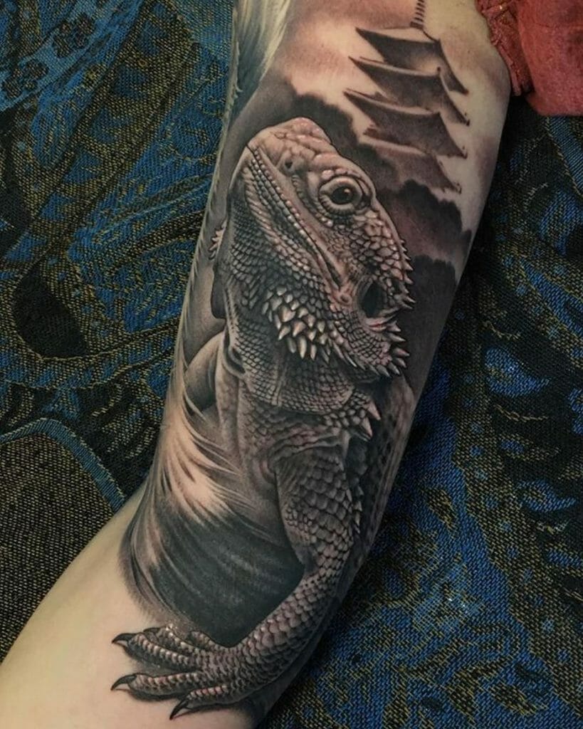 Bearded Dragon Tattoo