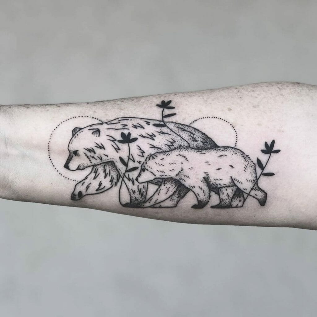 Big Bear And Little Bear Tattoo