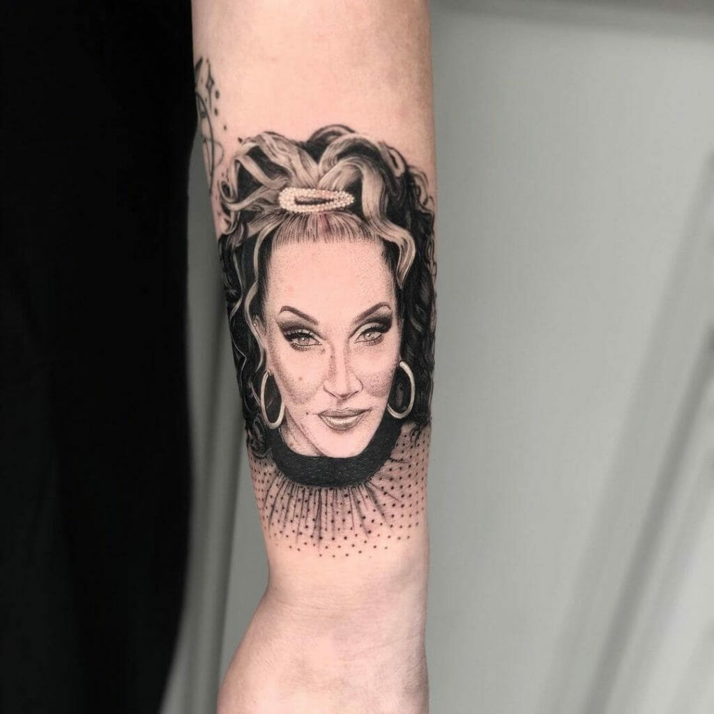 Black And White Drag Queens Tattoo