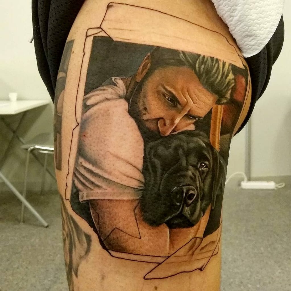 Black Labrador Tattoo