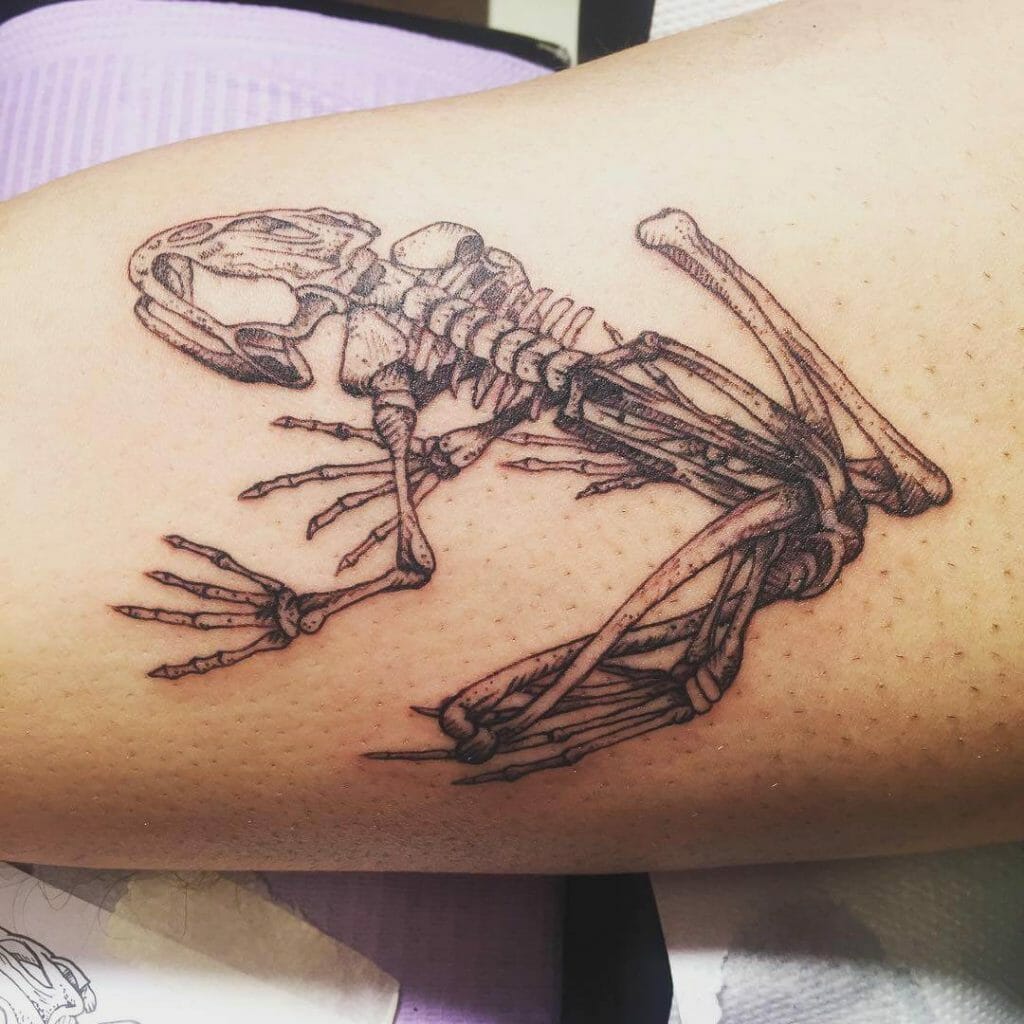 Bone Frog Tattoo