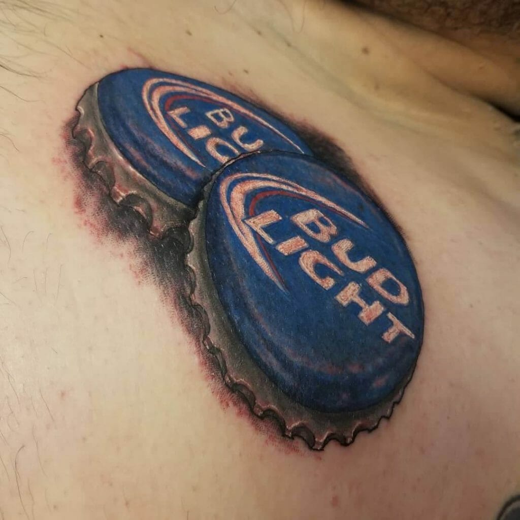 Bud Light Cap Tattoo