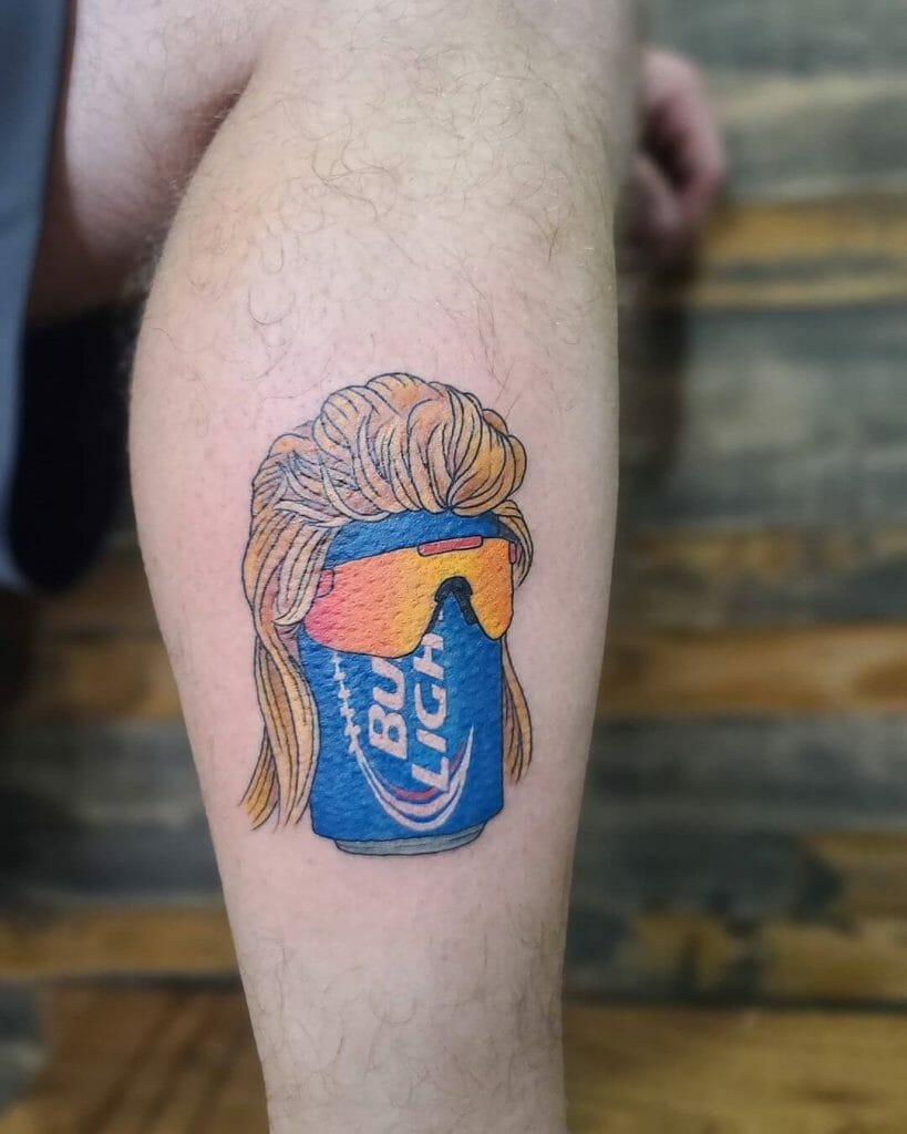 Bud Light Cools Can Tattoo