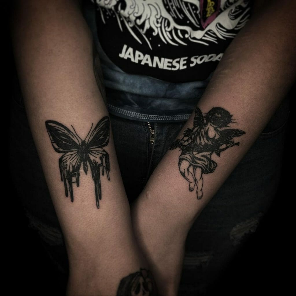 Butterfly Angel Tattoo