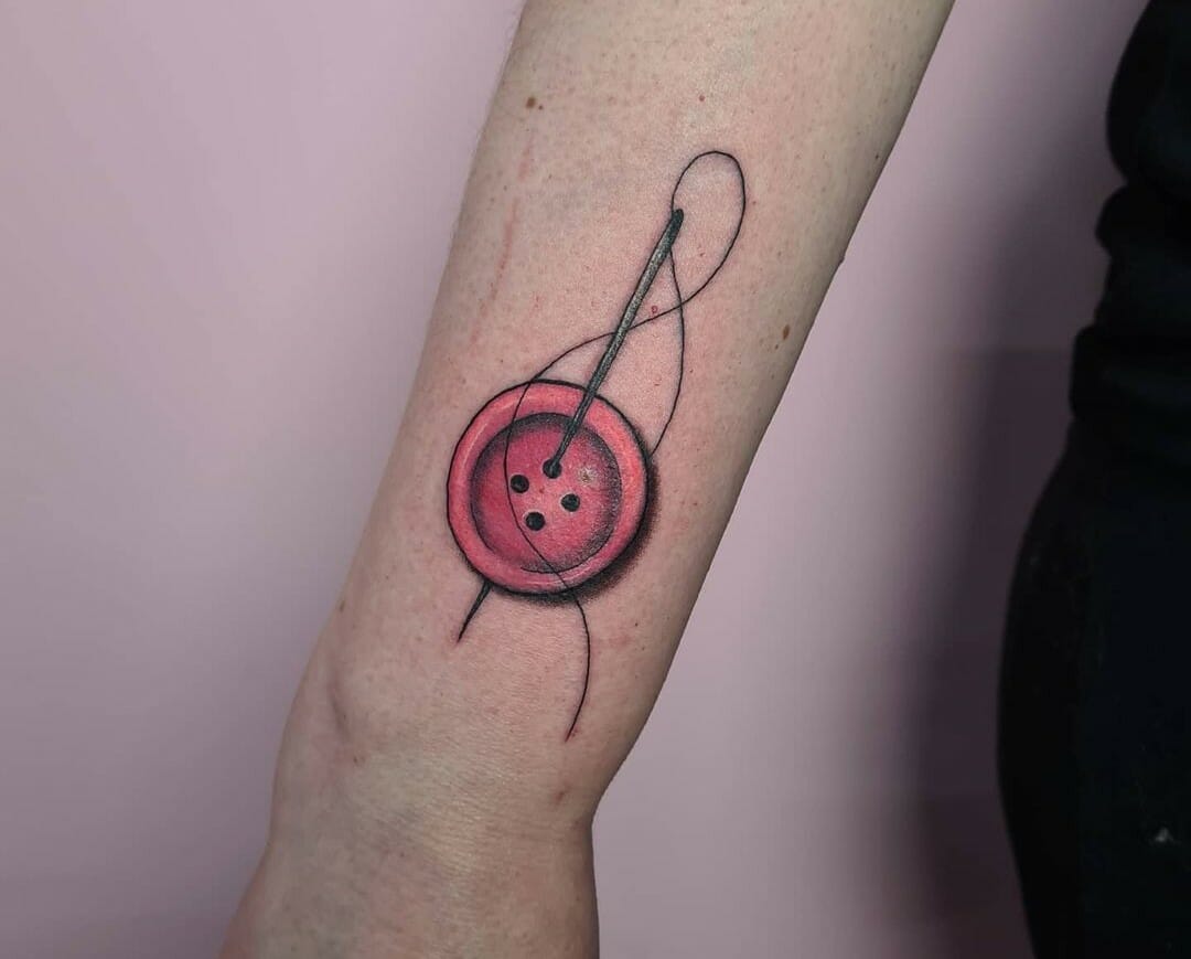 The key from Coraline by Clay Willoughby at Hunter Gatherer in  Philadelphia PA  rtattoos
