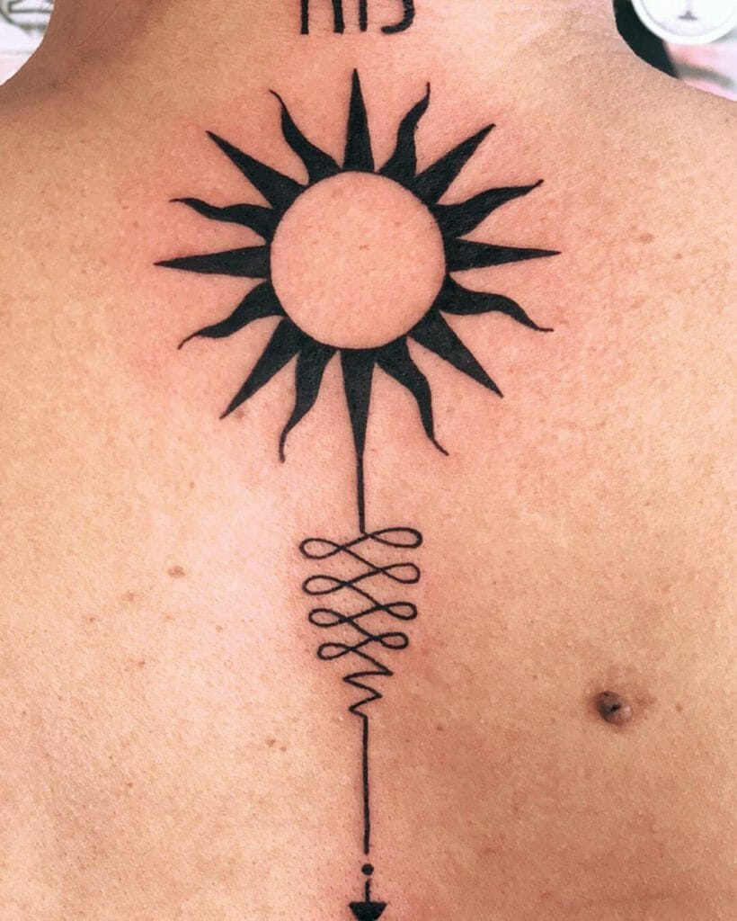 Celtic Sun Tattoo Design