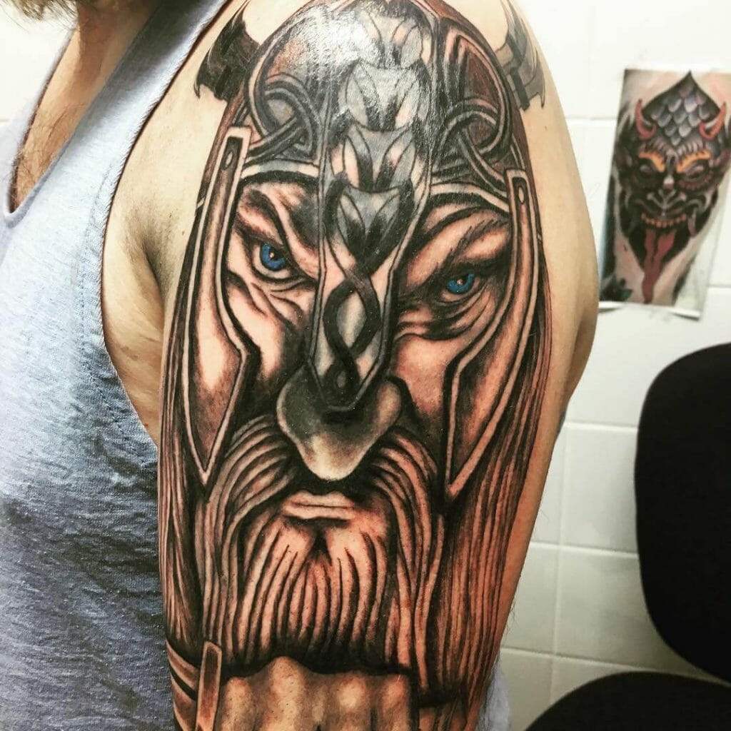 Celtic Viking Fierce Tattoo