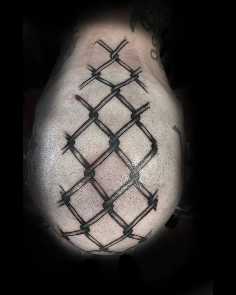 Chain Link Mohawk Tattoo