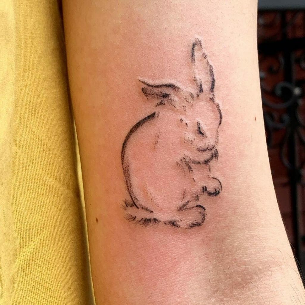 Chinese Tattoo Symbol With Bunny