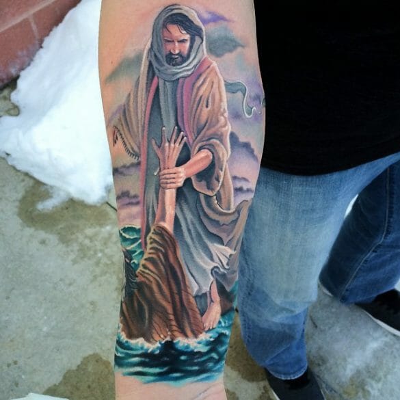 Christ The Saviour Tattoo 585x585 