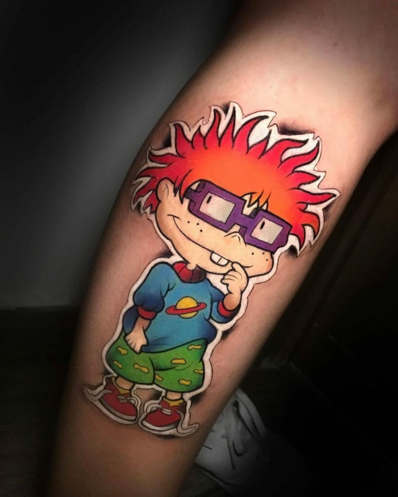 Chuckie Finster From 'Rugrats' Tattoo