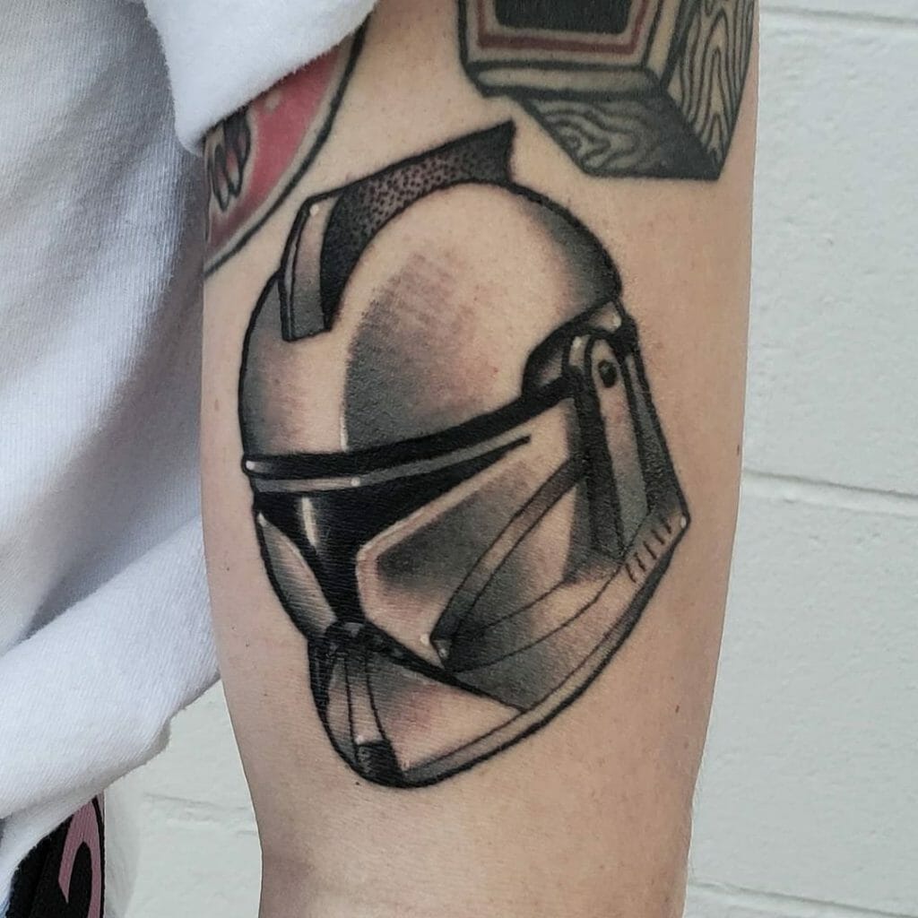 Clone Wars Helmet Tattoo
