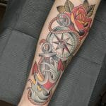Compass Sleeve Tattoos