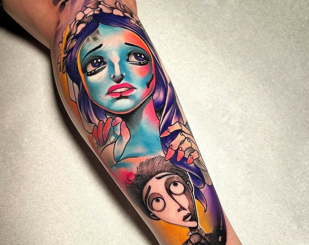 Pin by Lisa marshsll on TATTOO IDEAS in 2023  Corpse bride tattoo Brides  with tattoos Corpse bride
