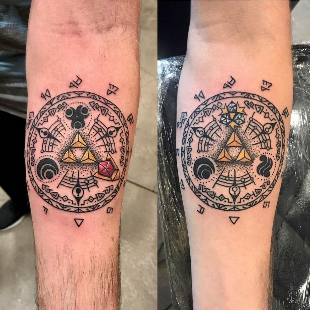 Couple Design Circles Of Fifths Tattoos