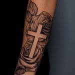 Cross And Roses Tattoos 1 Outsons