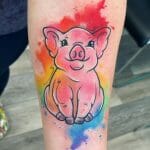 Cute Pig Tattoos