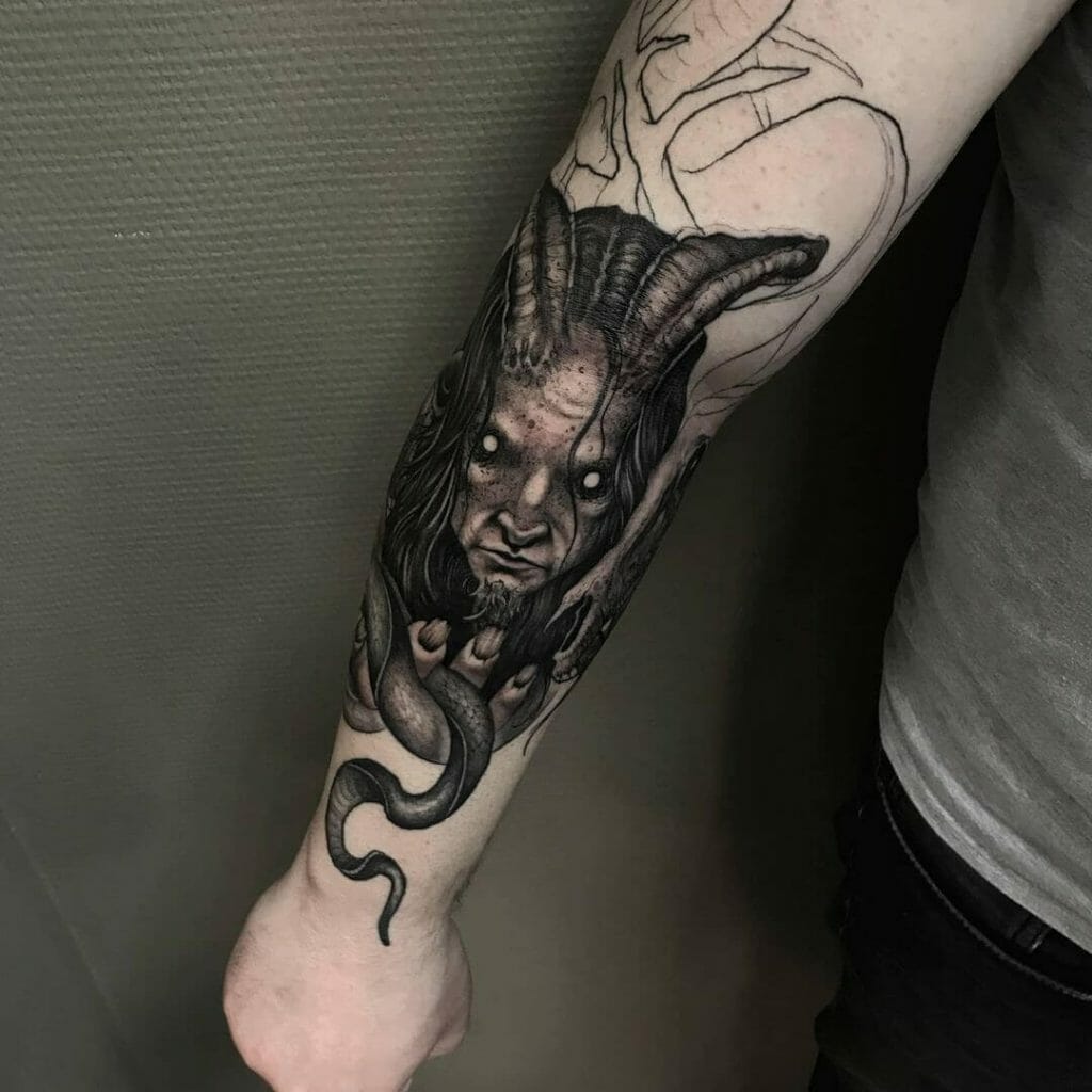Dark Cernunnos Tattoo