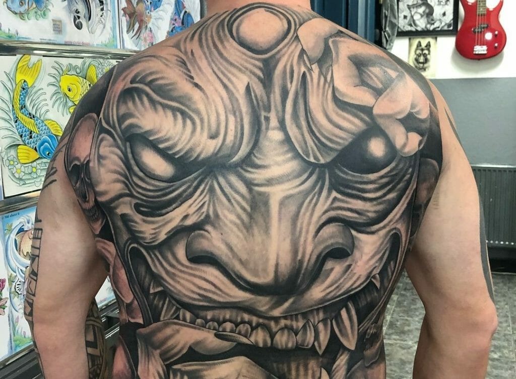 Demon Back Tattoos