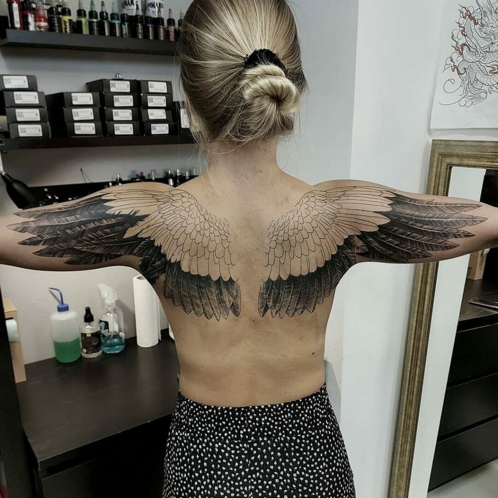 Demon Wings Tattoo Design